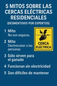 Lee más sobre el artículo 5 Mitos sobre las Cercas Eléctricas Residenciales (¡Desmentidos por Expertos!)