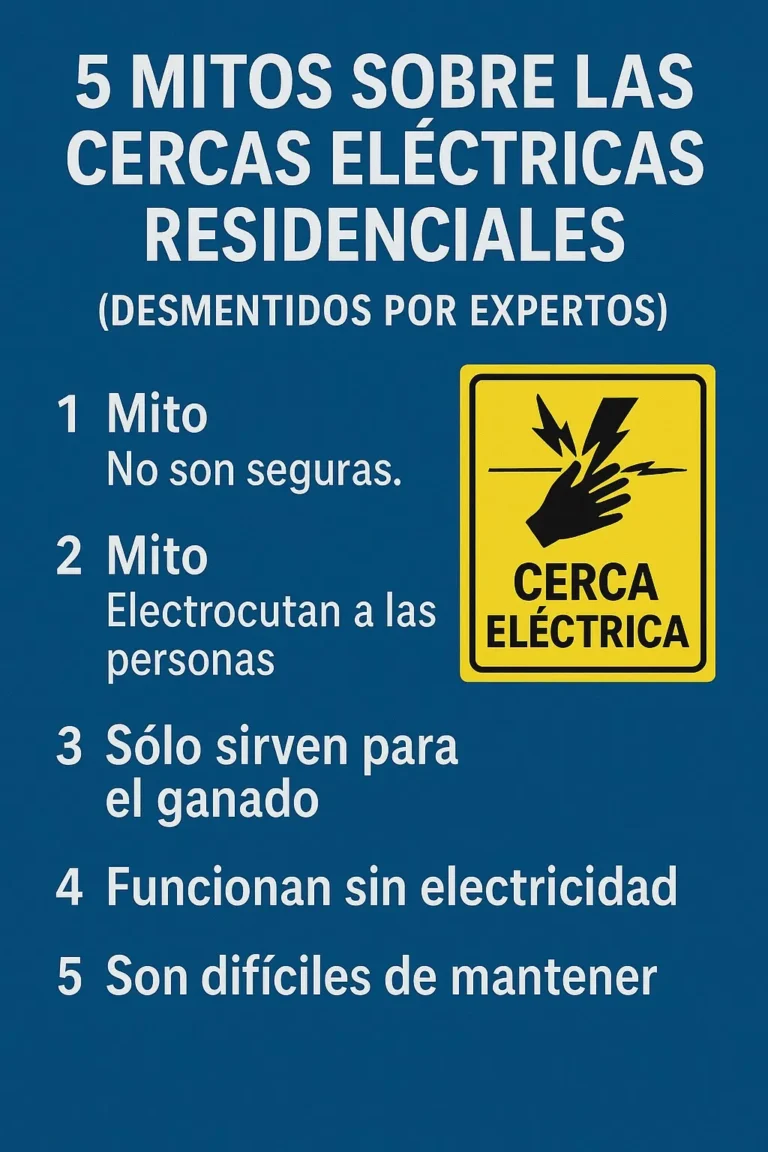 Lee más sobre el artículo 5 Mitos sobre las Cercas Eléctricas Residenciales (¡Desmentidos por Expertos!)